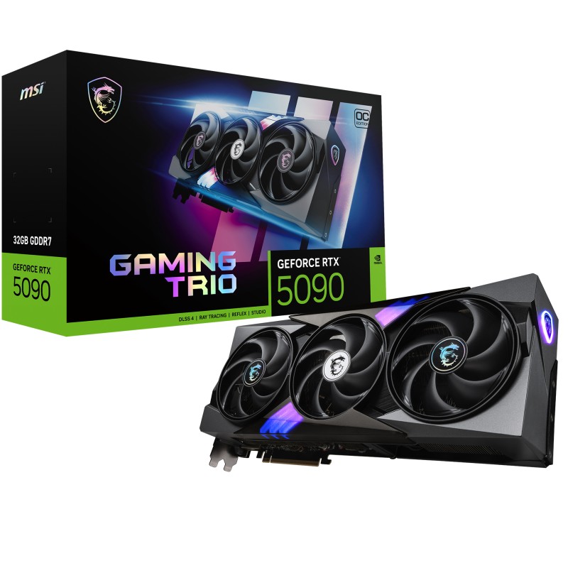 MSI GeForce RTX 5090 32G GAMING TRIO OC 32GB MSI GeForce RTX 5090 32G GAMING TRIO OC 32GB